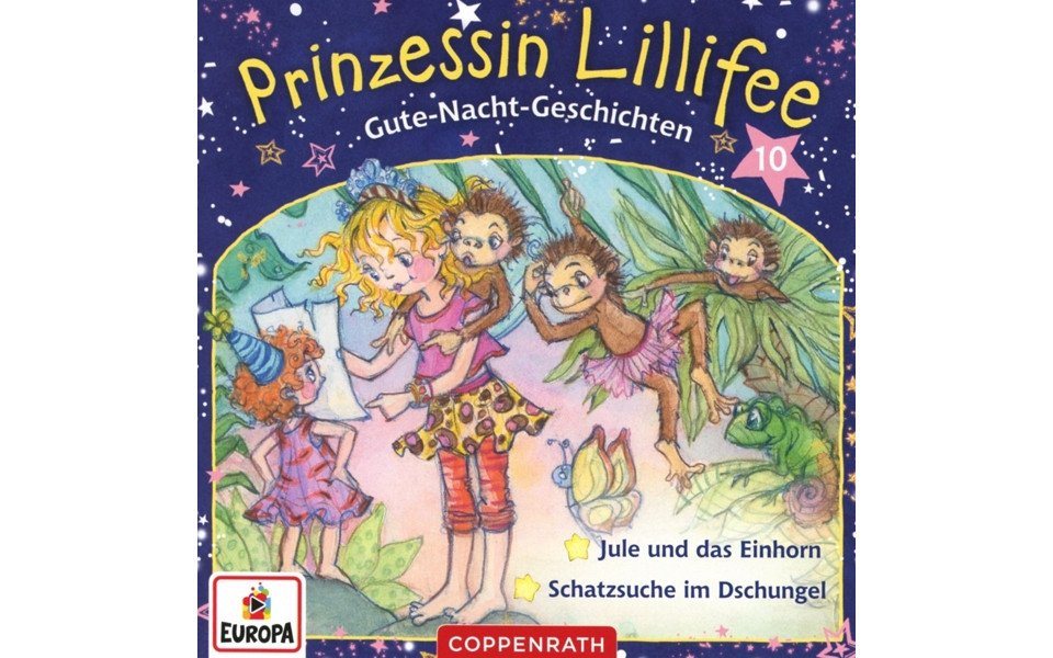 Coppenrath Hörspiel-CD Prinzessin Lillifee - Gute-Nacht-Geschichten (10) von Coppenrath
