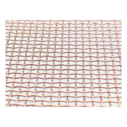 CopperGarden Kupfergewebe 12 x 12 cm quadratisch I feines Netz aus Kupferdraht I max. 1 mm Maschenweite I einsetzbar als Sieb, Filter & Füllkörper beim Destillieren I Kupfernetz schneid- & biegbar von Copper Garden