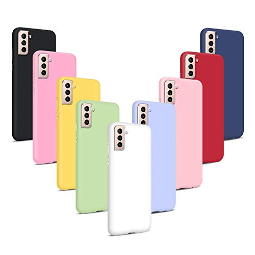 9X Kompatibel mit Samsung Galaxy S21 FE 5G Hülle, Dünn Tasche Schutzhülle Weiche TPU Silikon Handyhülle Case Cover, Schwarz, Rot, Weiß, Dunkelblau, Minzgrün, Pink, Dunkelpink, Helles Lila, Gelb 9X Kompatibel mit Samsung Galaxy S21 FE 5G Hülle, Dünn Tasche Schutzhülle Weiche TPU Silikon Handyhülle Case Cover, Schwarz, Rot, Weiß, Dunkelblau, Minzgrün, Pink, Dunkelpink, Helles Lila, Gelb von Coqinen