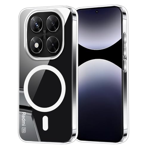 Coqinen Magnetisch Handyhülle für Xiaomi Redmi Note 14 Pro Plus/Note 14 Pro+ 5G Hülle, Transparent Stoßfest Schutzhülle mit Kratzfeste PC Rückseite + TPU Bumper, Durchsichtig Coqinen Magnetisch Handyhülle für Xiaomi Redmi Note 14 Pro Plus/Note 14 Pro+ 5G Hülle, Transparent Stoßfest Schutzhülle mit Kratzfeste PC Rückseite + TPU Bumper, Durchsichtig von Coqinen