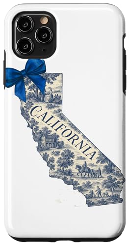 California Toile Coquette Aesthetic Cottagecore State Hülle für iPhone 11 Pro Max California Toile Coquette Aesthetic Cottagecore State Hülle für iPhone 11 Pro Max von Coquette Aesthetic California Blue Toile Vintage
