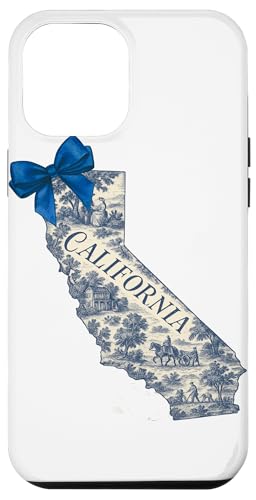 California Toile Coquette Aesthetic Cottagecore State Hülle für iPhone 12 Pro Max California Toile Coquette Aesthetic Cottagecore State Hülle für iPhone 12 Pro Max von Coquette Aesthetic California Blue Toile Vintage
