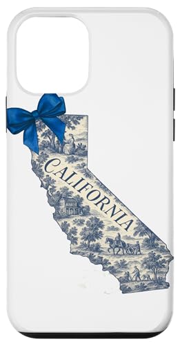 California Toile Coquette Aesthetic Cottagecore State Hülle für iPhone 12 mini California Toile Coquette Aesthetic Cottagecore State Hülle für iPhone 12 mini von Coquette Aesthetic California Blue Toile Vintage