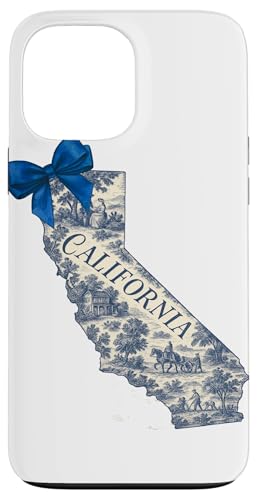 California Toile Coquette Aesthetic Cottagecore State Hülle für iPhone 13 Pro Max California Toile Coquette Aesthetic Cottagecore State Hülle für iPhone 13 Pro Max von Coquette Aesthetic California Blue Toile Vintage