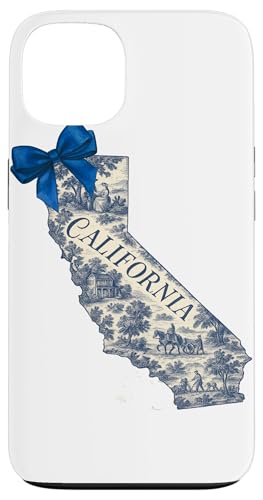 California Toile Coquette Aesthetic Cottagecore State Hülle für iPhone 13 California Toile Coquette Aesthetic Cottagecore State Hülle für iPhone 13 von Coquette Aesthetic California Blue Toile Vintage
