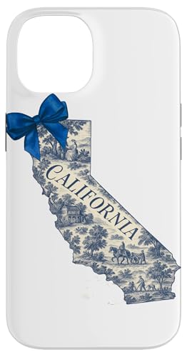 California Toile Coquette Aesthetic Cottagecore State Hülle für iPhone 14 California Toile Coquette Aesthetic Cottagecore State Hülle für iPhone 14 von Coquette Aesthetic California Blue Toile Vintage