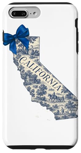 California Toile Coquette Aesthetic Cottagecore State Hülle für iPhone 7 Plus/8 Plus California Toile Coquette Aesthetic Cottagecore State Hülle für iPhone 7 Plus/8 Plus von Coquette Aesthetic California Blue Toile Vintage