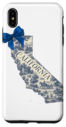 California Toile Coquette Aesthetic Cottagecore State Hülle für iPhone XS Max California Toile Coquette Aesthetic Cottagecore State Hülle für iPhone XS Max von Coquette Aesthetic California Blue Toile Vintage