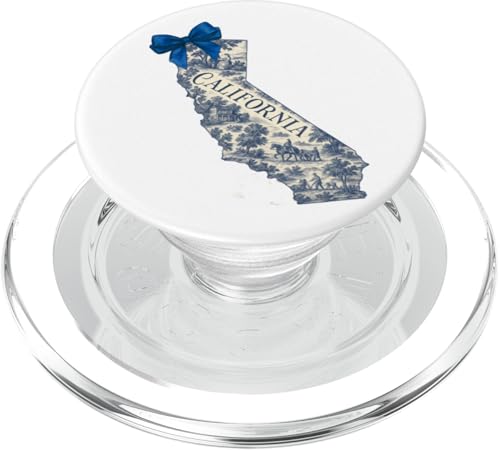California Toile Coquette Aesthetic Cottagecore State PopSockets PopGrip für MagSafe California Toile Coquette Aesthetic Cottagecore State PopSockets PopGrip für MagSafe von Coquette Aesthetic California Blue Toile Vintage