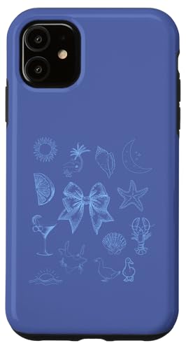 Hülle für iPhone 11 Coastal Granddaughter Blue Preppy Summer Coquette Muscheln Hülle für iPhone 11 Coastal Granddaughter Blue Preppy Summer Coquette Muscheln von Coquette Aesthetic Graphics