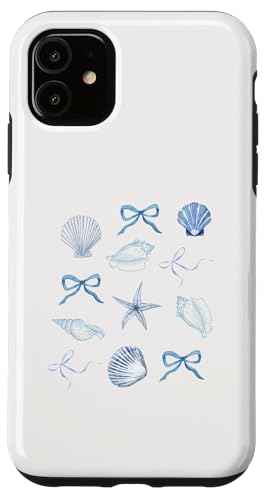 Hülle für iPhone 11 Coastal Grandma Coquette Blue Bows Muscheln Ästhetik Hülle für iPhone 11 Coastal Grandma Coquette Blue Bows Muscheln Ästhetik von Coquette Aesthetic Graphics