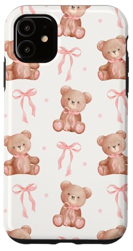 Hülle für iPhone 11 Coquette Bears Bows Mädchenästhetik Hülle für iPhone 11 Coquette Bears Bows Mädchenästhetik von Coquette Aesthetic Graphics