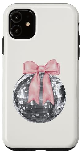 Hülle für iPhone 11 Discokugel rosa Schleife Aquarell Kokette Girly Aesthetic Hülle für iPhone 11 Discokugel rosa Schleife Aquarell Kokette Girly Aesthetic von Coquette Aesthetic Graphics