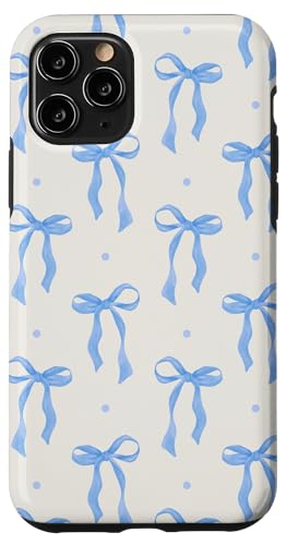 Hülle für iPhone 11 Pro Blaue Schleifen & Bänder Coquette Girly Aesthetic von Coquette Aesthetic Graphics