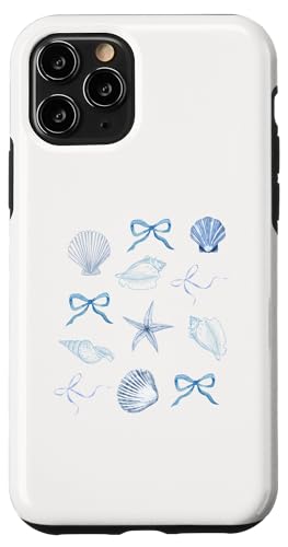 Hülle für iPhone 11 Pro Coastal Grandma Coquette Blue Bows Muscheln Ästhetik Hülle für iPhone 11 Pro Coastal Grandma Coquette Blue Bows Muscheln Ästhetik von Coquette Aesthetic Graphics