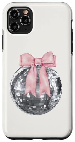 Hülle für iPhone 11 Pro Max Discokugel rosa Schleife Aquarell Kokette Girly Aesthetic Hülle für iPhone 11 Pro Max Discokugel rosa Schleife Aquarell Kokette Girly Aesthetic von Coquette Aesthetic Graphics