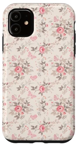 Hülle für iPhone 11 Rosa Floral Aesthetic Coquette Soft Girly Hülle für iPhone 11 Rosa Floral Aesthetic Coquette Soft Girly von Coquette Aesthetic Graphics
