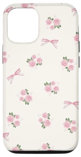 Hülle für iPhone 12/12 Pro Kokette rosa Blumen Schleifen ästhetisch von Coquette Aesthetic Graphics