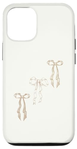 Hülle für iPhone 12/12 Pro Weiche beige hellbraune Kokette Schleifen Girly Aesthetic Hülle für iPhone 12/12 Pro Weiche beige hellbraune Kokette Schleifen Girly Aesthetic von Coquette Aesthetic Graphics