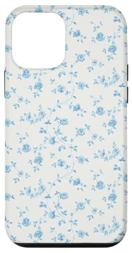 Hülle für iPhone 12 mini Trendiges blaues Blumenmuster, ästhetisch, Kokette Hülle für iPhone 12 mini Trendiges blaues Blumenmuster, ästhetisch, Kokette von Coquette Aesthetic Graphics