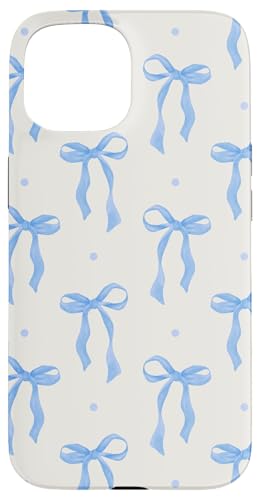 Hülle für iPhone 15 Blaue Schleifen & Bänder Coquette Girly Aesthetic von Coquette Aesthetic Graphics