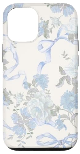 Hülle für iPhone 15 Blaue florale ästhetische Kokette von Coquette Aesthetic Graphics