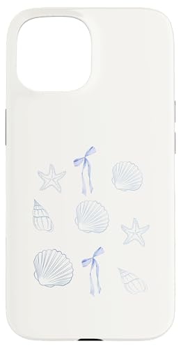 Hülle für iPhone 15 Coastal Grandma Coquette Blue Bows Aesthetic Hülle für iPhone 15 Coastal Grandma Coquette Blue Bows Aesthetic von Coquette Aesthetic Graphics