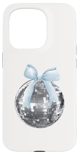 Hülle für iPhone 15 Pro Discokugel blaue Schleife Kokette Girly Aesthetic Hülle für iPhone 15 Pro Discokugel blaue Schleife Kokette Girly Aesthetic von Coquette Aesthetic Graphics