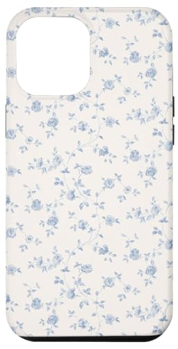Hülle für iPhone 15 Pro Max Blaue ästhetische Kokette Soft Girly mit Blumenmuster Hülle für iPhone 15 Pro Max Blaue ästhetische Kokette Soft Girly mit Blumenmuster von Coquette Aesthetic Graphics