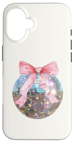 Hülle für iPhone 16 Discokugel rosa Schleife Kokette Girly Aesthetic Hülle für iPhone 16 Discokugel rosa Schleife Kokette Girly Aesthetic von Coquette Aesthetic Graphics