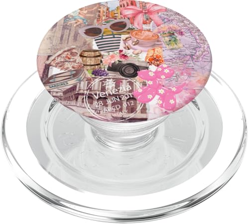 Aesthetic Summer European Coquette Collage Scrapbook Preppy PopSockets PopGrip für MagSafe von Coquette Aesthetic