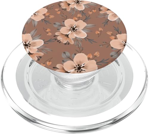 Blumiges Mokka-Mousse PopSockets PopGrip für MagSafe von Coquette Aesthetic