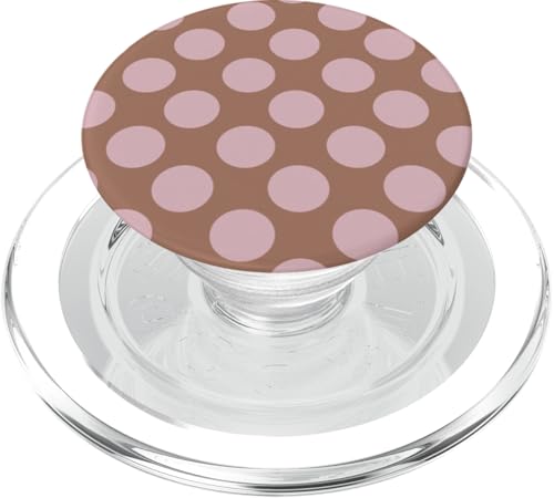 Gelato Mauve Pastell Polka Dots Mokka Mousse Hellbraun PopSockets PopGrip für MagSafe von Coquette Aesthetic