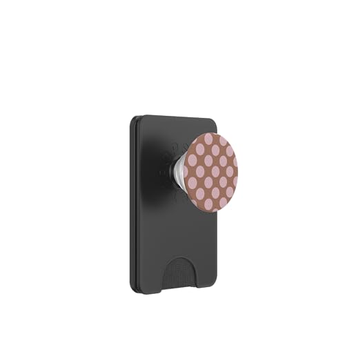 Gelato Mauve Pastell Polka Dots Mokka Mousse Hellbraun PopSockets PopWallet für MagSafe von Coquette Aesthetic