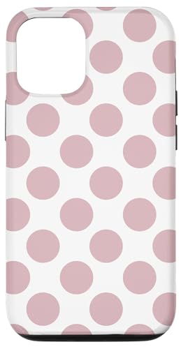 Gelato Mauve Pastell Polka Dots Weiß Farben Hülle für iPhone 12/12 Pro von Coquette Aesthetic