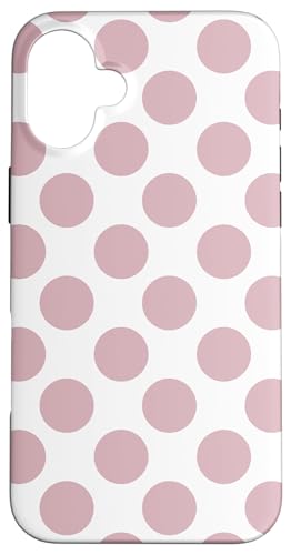 Gelato Mauve Pastell Polka Dots Weiß Farben Hülle für iPhone 16 Plus von Coquette Aesthetic