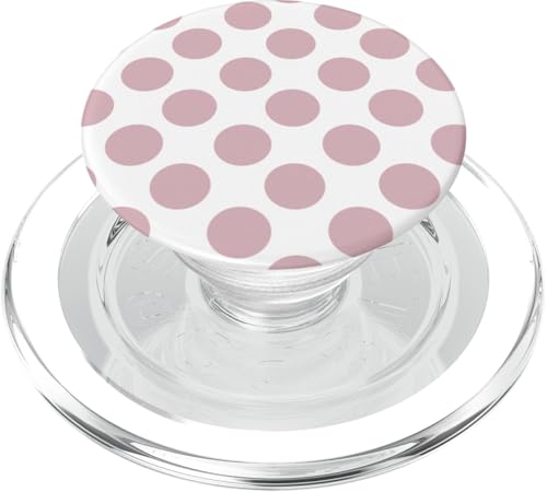 Gelato Mauve Pastell Polka Dots Weiß Farben PopSockets PopGrip für MagSafe von Coquette Aesthetic