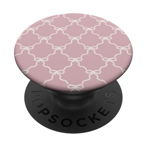 Gelato Pastell Mauve Farbe Pearl Bow Ribbon Pattern PopSockets Klebender PopGrip Gelato Pastell Mauve Farbe Pearl Bow Ribbon Pattern PopSockets Klebender PopGrip von Coquette Aesthetic