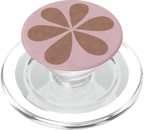 Gelato Pastell Mokka Mousse Hellbraun Mauve Retro Blume PopSockets PopGrip für MagSafe von Coquette Aesthetic