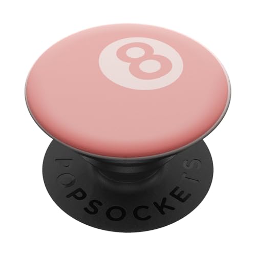 Kokett Pink 8 Ball PopSockets Klebender PopGrip von Coquette Aesthetic
