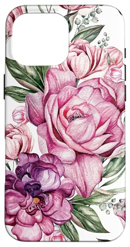 Kokette Shabby Blumen Blumenmuster Hülle für iPhone 16 Pro Max Kokette Shabby Blumen Blumenmuster Hülle für iPhone 16 Pro Max von Coquette Aesthetic