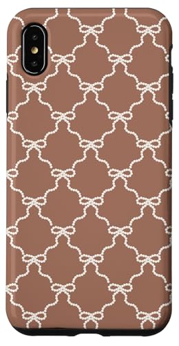 Mocca Mousse Perlenband Schleife Muster Hülle für iPhone XS Max Mocca Mousse Perlenband Schleife Muster Hülle für iPhone XS Max von Coquette Aesthetic