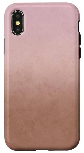 Mokka Mousse Gelato Mauve Pastell Farbverlauf Farben Hülle für iPhone X/XS von Coquette Aesthetic
