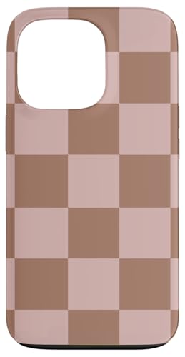 Mokka Mousse Gelato Mauve Pastell Schachbrettmuster Hülle für iPhone 13 Pro von Coquette Aesthetic