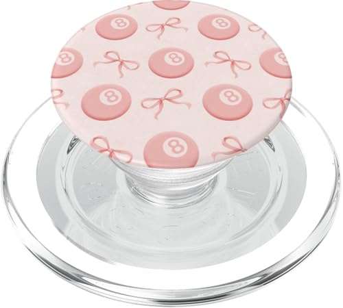 Rosa 8 Kugelschleifenmuster PopSockets PopGrip für MagSafe von Coquette Aesthetic