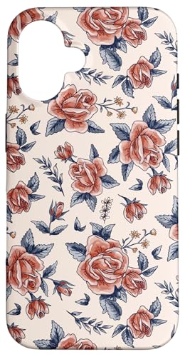 Vintage Kokette Rosen Blumen Blumenmuster Hülle für iPhone 16 Vintage Kokette Rosen Blumen Blumenmuster Hülle für iPhone 16 von Coquette Aesthetic