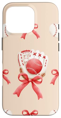 Coquette Baseball Softball Handschuh Schleife Bänder Hülle für iPhone 16 Pro Coquette Baseball Softball Handschuh Schleife Bänder Hülle für iPhone 16 Pro von Coquette Aesthetic
