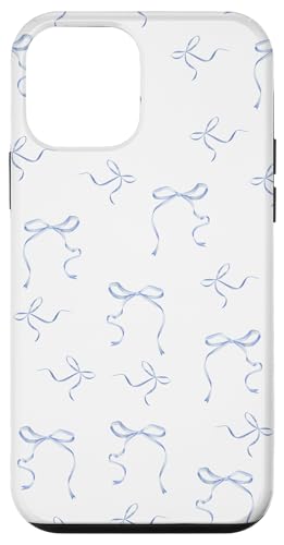 Hülle für iPhone 12 mini Zierliche Schleifen Kokette Blau Bänder Schleifen Aquarell Mädchen von Coquette Blue Ribbons Bows Flowers Watercolor Girl