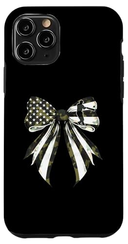 Cricketspieler 4. Juli Amerikanische Flagge Camouflage Kokette Hülle für iPhone 11 Pro von Coquette Bow 4th of July US Flag Patriotic Gifts