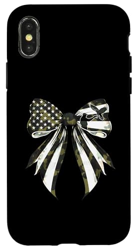 Falknerei Falconer 4. Juli Amerikanische Flagge Camo Kokette Hülle für iPhone X/XS Falknerei Falconer 4. Juli Amerikanische Flagge Camo Kokette Hülle für iPhone X/XS von Coquette Bow 4th of July US Flag Patriotic Gifts